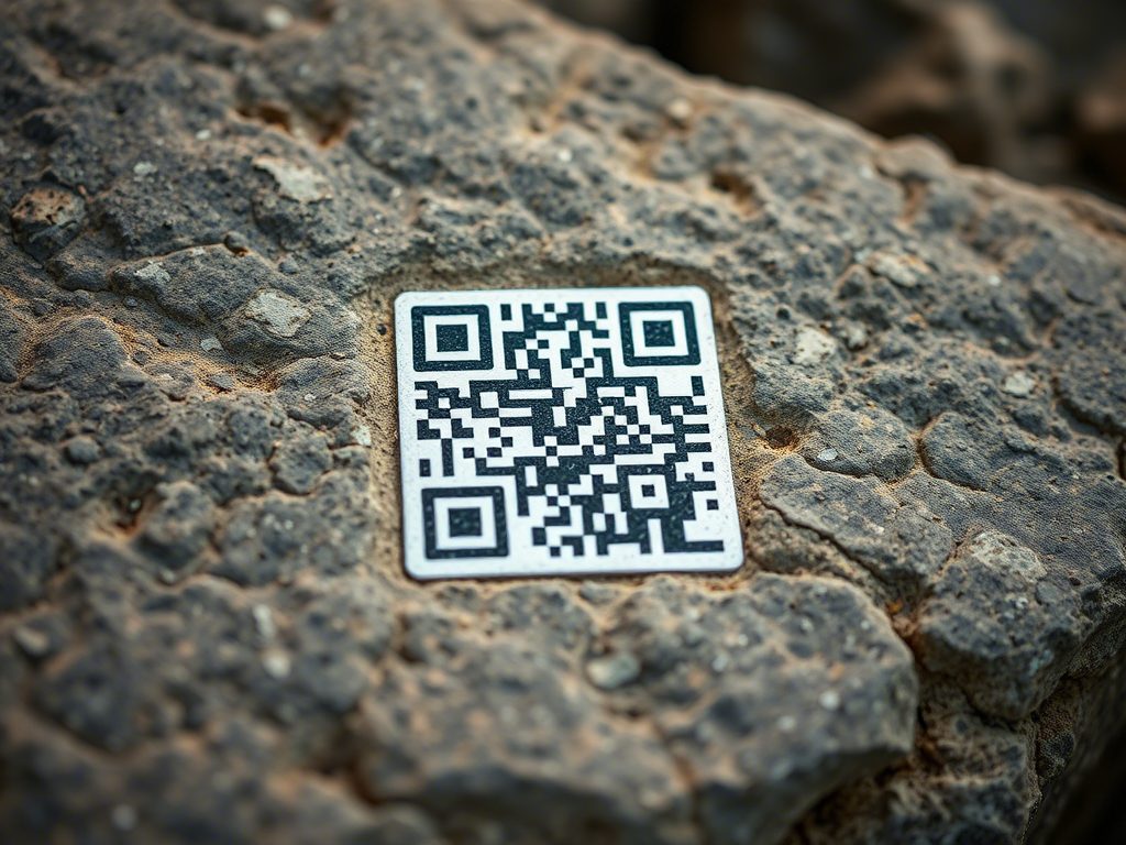 Использование QR-кодов на камне: добавление информации и интерактивности