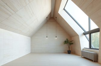 Пошаговая укладка камня на мансарде