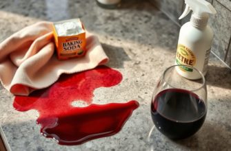 Удаление винных пятен с каменных поверхностей